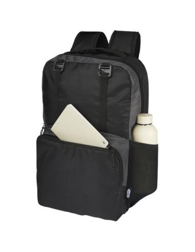 Mochila para portátil de 15" reciclada GRS en dos tonos de 14 L N09286021