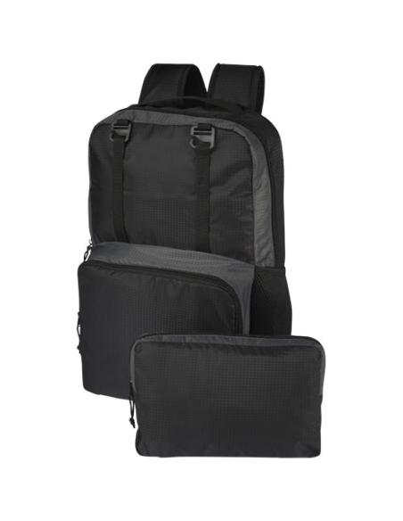 Mochila para portátil de 15" reciclada GRS en dos tonos de 14 L N09286021