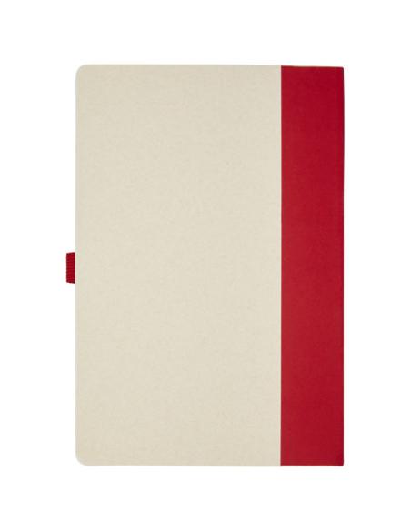 Set de libreta de referencia de tamaño A5 y bolígrafo fabricados con cartones de leche reciclados N12118701