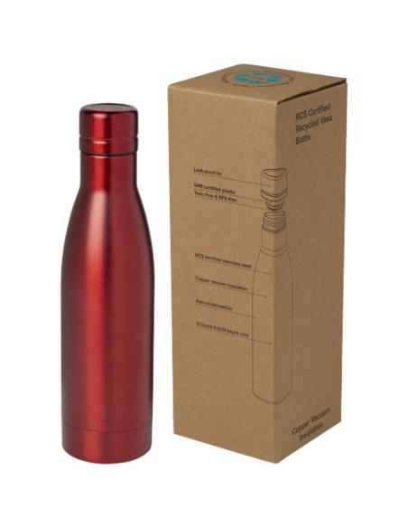 Bidón con aislamiento al vacío de 500 ml de cobre de acero inoxidable reciclado con certificación RCS N12637001