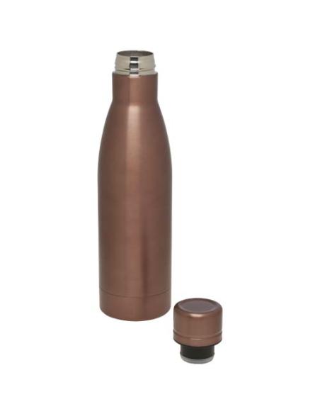 Bidón con aislamiento al vacío de 500 ml de cobre de acero inoxidable reciclado con certificación RCS N04637001