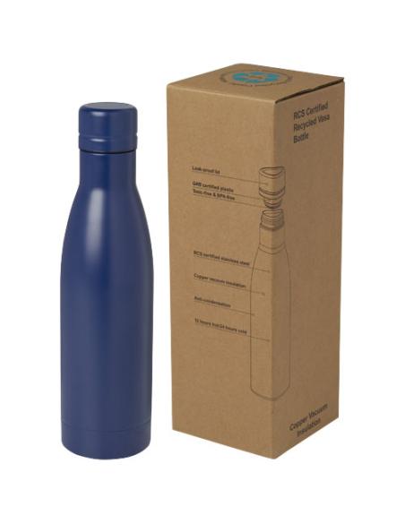 Bidón con aislamiento al vacío de 500 ml de cobre de acero inoxidable reciclado con certificación RCS N25637001