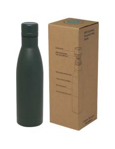 Bidón con aislamiento al vacío de 500 ml de cobre de acero inoxidable reciclado con certificación RCS N10637001