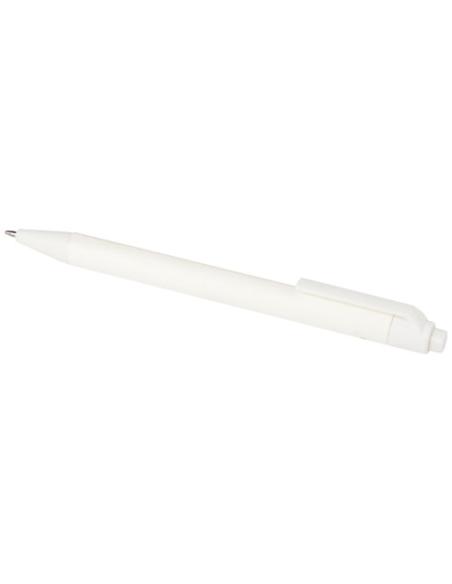 Bolígrafo monocromático de papel reciclado con acabado mate (tinta negra) N10938701