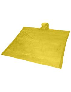 Poncho de lluvia desechable de material reciclado con bolsa de almacenamiento N10714901