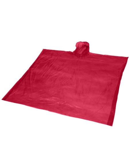 Poncho de lluvia desechable de material reciclado con bolsa de almacenamiento N12714901