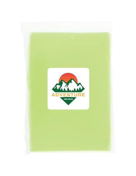 Poncho de lluvia desechable de material reciclado con bolsa de almacenamiento N36714901