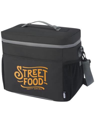 Bolsa isotérmica de 22 l para 20 latas de material reciclado GRS resistente al agua N09540031