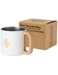 Taza de acero inoxidable reciclado con certificado RCS con aislamiento de cobre de 360 ml N10047001 2