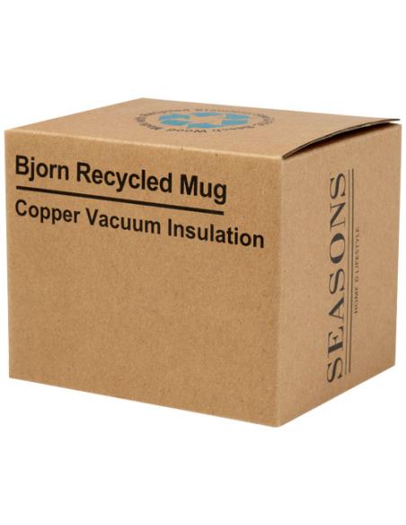 Taza de acero inoxidable reciclado con certificado RCS con aislamiento de cobre de 360 ml N10047001