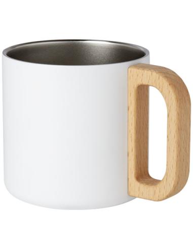 Taza de acero inoxidable reciclado con certificado RCS con aislamiento de cobre de 360 ml N10047001