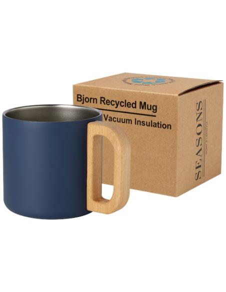 Taza de acero inoxidable reciclado con certificado RCS con aislamiento de cobre de 360 ml N55047001