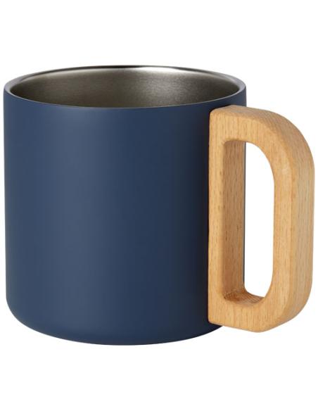 Taza de acero inoxidable reciclado con certificado RCS con aislamiento de cobre de 360 ml N55047001