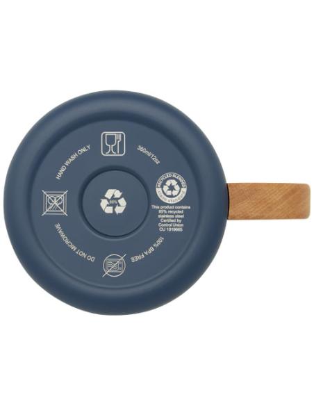Taza de acero inoxidable reciclado con certificado RCS con aislamiento de cobre de 360 ml N55047001
