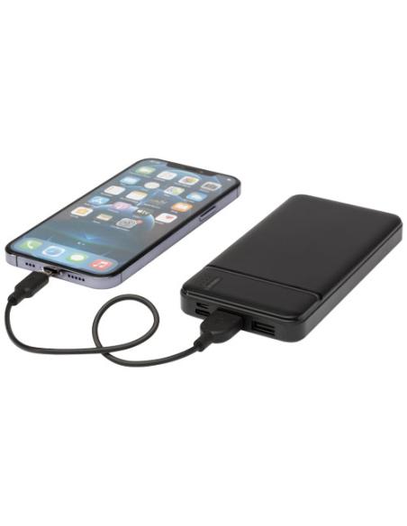 Batería externa de plástico reciclado de 10 000 mAh N09123421