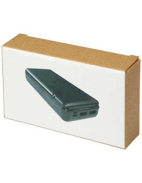 Batería externa de plástico reciclado de 20 000 mAh N09223421