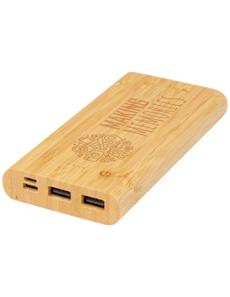 Batería externa de 10,000 mAh de bambú N60323421