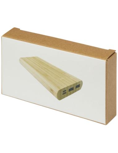 Batería externa de 10,000 mAh de bambú N60323421