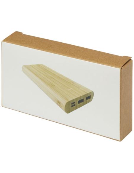 Batería externa de 10,000 mAh de bambú N60323421