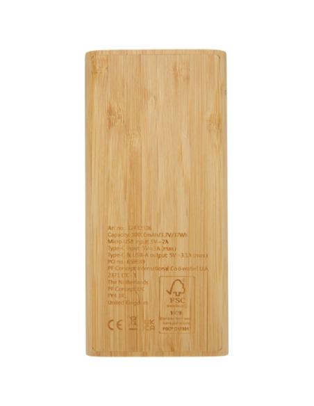 Batería externa de 10,000 mAh de bambú N60323421