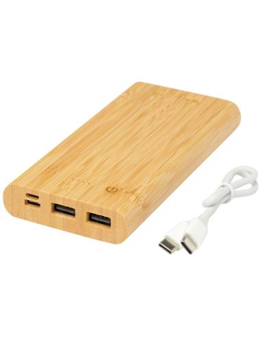 Batería externa de 10,000 mAh de bambú N60323421