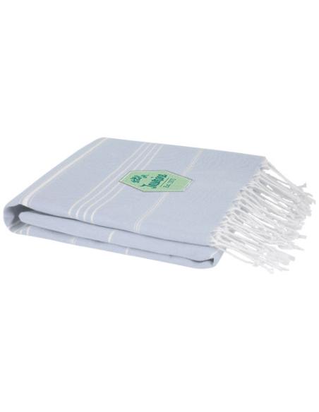 Toalla tipo hammam de algodón de 150 g/m² de 100 x 180 cm N05533311