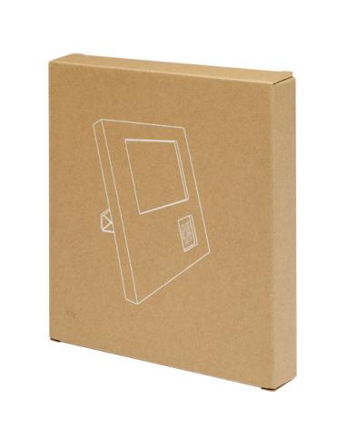 Marco de fotos de bambú con termómetro N60065401