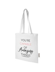 Bolsa Tote de algodón reciclado GRS de 140 g/m2 de 7 L N10596021 2