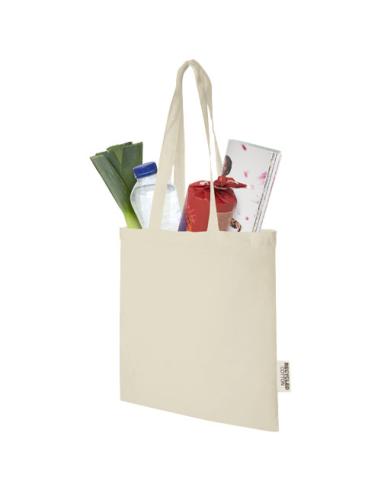 Bolsa Tote de algodón reciclado GRS de 140 g/m2 de 7 L N60596021