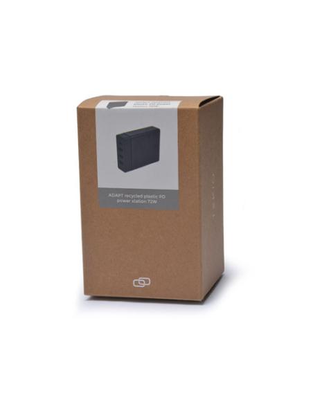 Estación de carga PD de plástico reciclado de 72 W N09033421