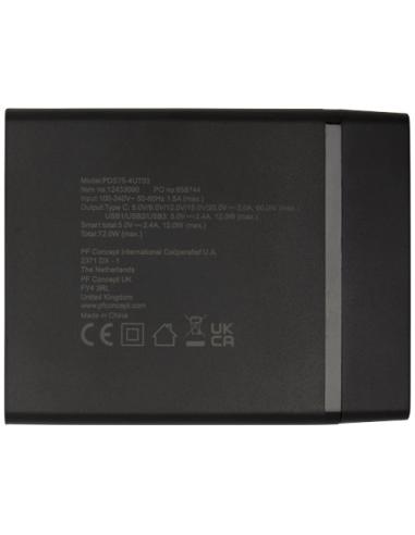 Estación de carga PD de plástico reciclado de 72 W N09033421