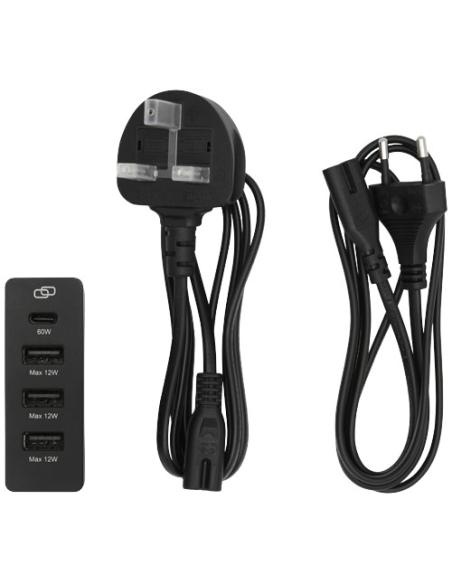 Estación de carga PD de plástico reciclado de 72 W N09033421