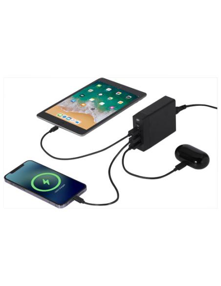 Estación de carga PD de plástico reciclado de 72 W N09033421