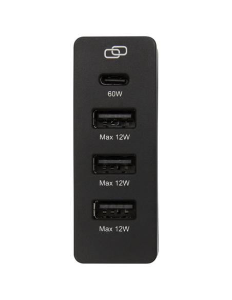 Estación de carga PD de plástico reciclado de 72 W N09033421