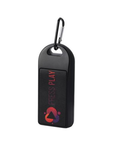 Altavoz Bluetooth® de plástico reciclado de 3 W IPX4 con certificación RCS N09333421