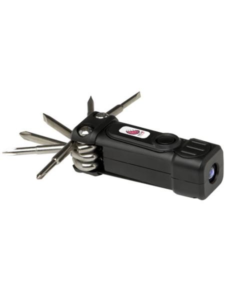 Set de destornilladores de plástico reciclado 8 en 1 RCS con linterna N09965401