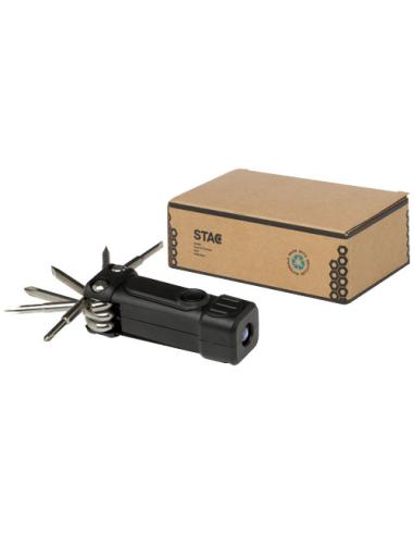 Set de destornilladores de plástico reciclado 8 en 1 RCS con linterna N09965401