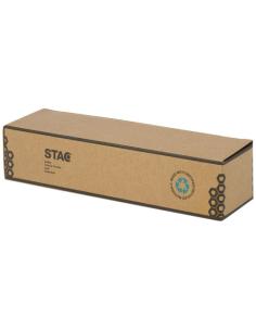 Linterna de plástico reciclado con mosquetón de bambú/RCS N60075401 2