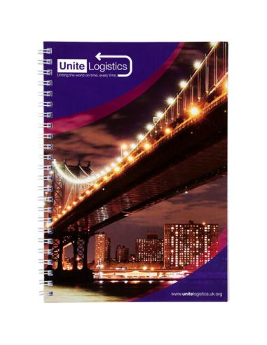 Cuaderno con espiral A4 con cubierta trasera impresa N21029212