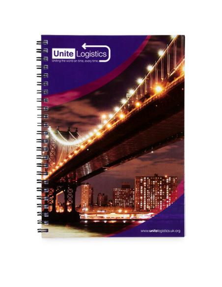 Cuaderno con espiral A4 con cubierta trasera impresa N20929212