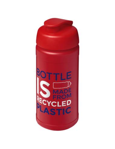 Bidón deportivo con tapa Flip de material reciclado de 500 ml N12164012