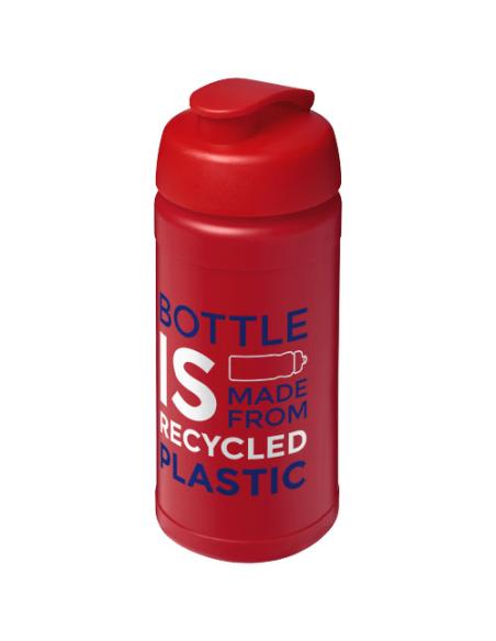 Bidón deportivo con tapa Flip de material reciclado de 500 ml N12164012