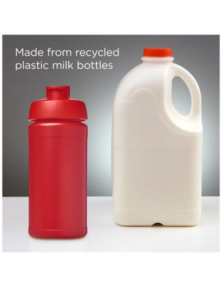 Bidón deportivo con tapa Flip de material reciclado de 500 ml N12164012