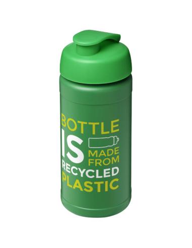 Bidón deportivo con tapa Flip de material reciclado de 500 ml N16164012