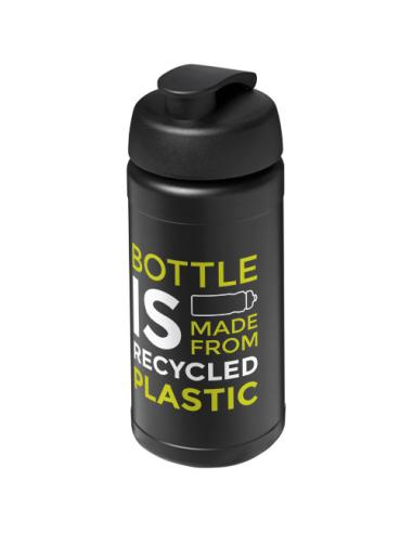 Bidón deportivo con tapa Flip de material reciclado de 500 ml N09164012