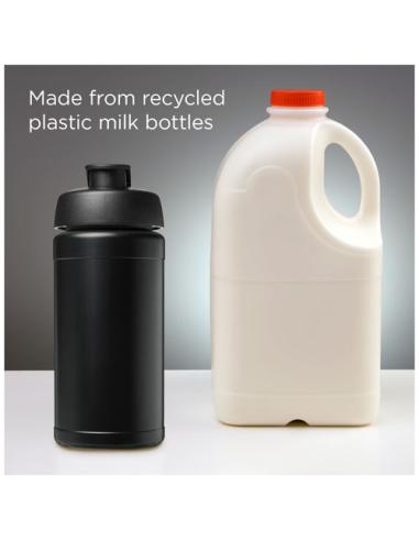 Bidón deportivo con tapa Flip de material reciclado de 500 ml N09164012