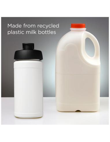 Bidón deportivo con tapa Flip de material reciclado de 500 ml N29164012
