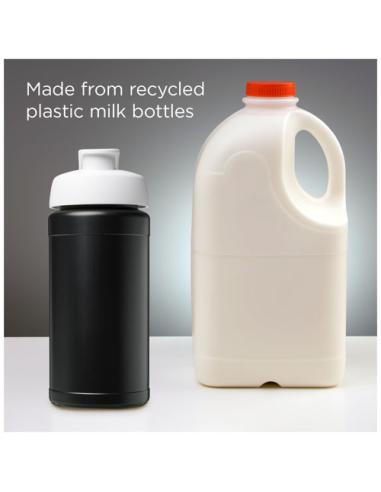 Bidón deportivo con tapa Flip de material reciclado de 500 ml N49164012