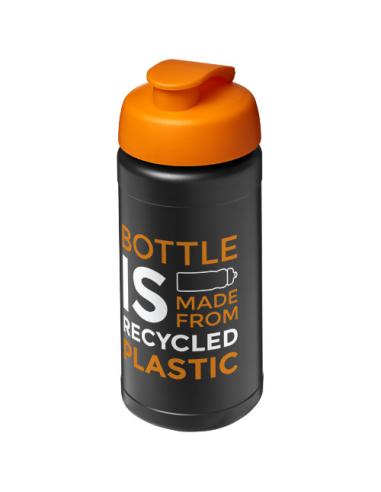 Bidón deportivo con tapa Flip de material reciclado de 500 ml N59164012