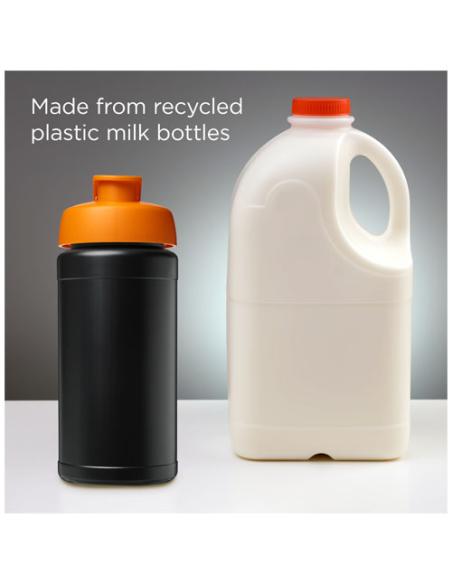Bidón deportivo con tapa Flip de material reciclado de 500 ml N59164012